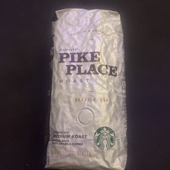 Starbucks Pike Place, Med Roast, Whole Bean, Arabica Coffee – 16oz- 2022