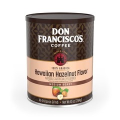 Don Francisco’s Hawaiian Hazelnut Ground Flavored Coffee: Rich, Aromatic 100% Ar