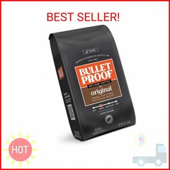 Bulletproof Original Medium Roast Ground Coffee,100% Arabica Coffee, Clean Coffe