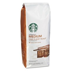 Starbucks 11017854 1 lb Bag Whole Bean Coffee – Pike Place Roast New