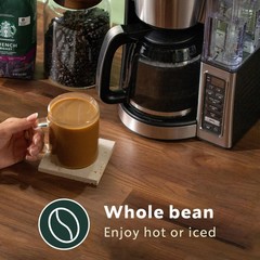 Starbucks French Roast, Whole Coffee Beans,Dark Roast Hot or Iced Coffee, 12 oz.